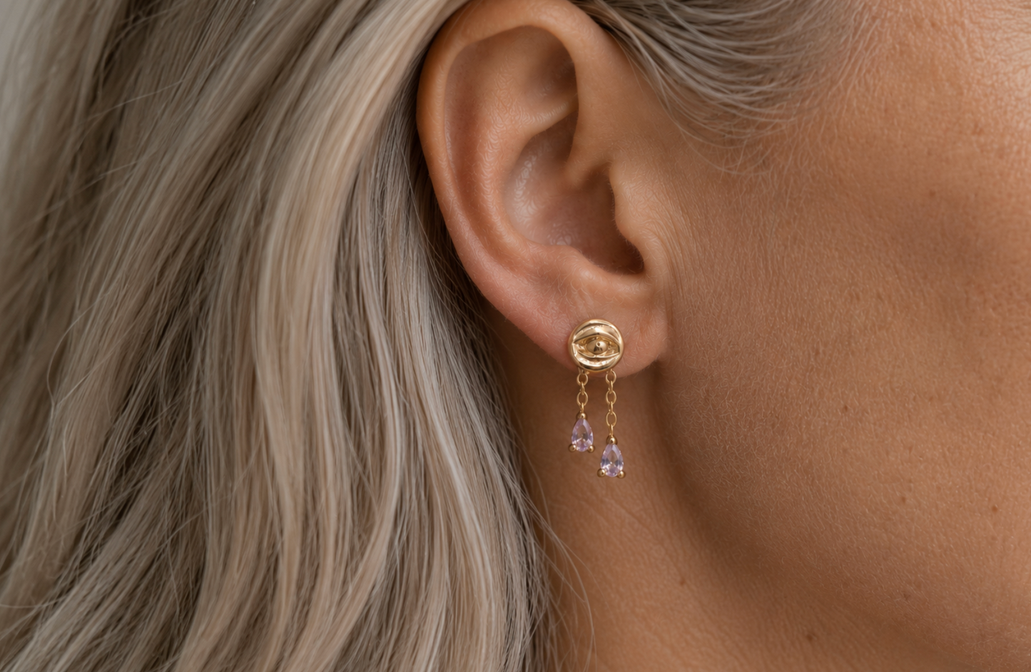 Lacrimosa Ear Studs (Pair)